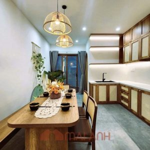 Đèn tăm tre hình chiếc nấm dễ thương trang trí bàn ăn