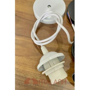 Bộ phụ kiện dây đui đế ốp trần màu trắng