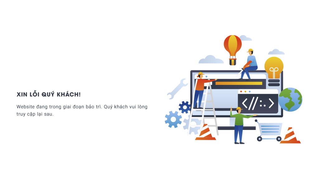 THÔNG BÁO BẢO TRÌ WEBSITE