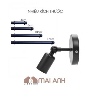 Tay Đèn Vách Cổ Điển Có Khớp Gập – Tùy Chỉnh Góc Chiếu, Decor Đa Năng