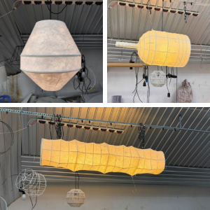 Tổng hợp các mẫu đèn giấy dó decor
